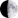 Lune gibbeuse croissante