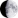 Lune gibbeuse croissante