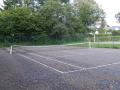 Le terrain de tennis
