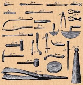 Les outils du bourrelier