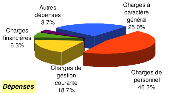 CA 2012 fonct dépenses