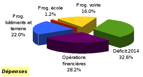 CA 2015 invest dépenses